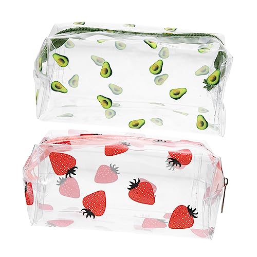AUTSUPPL 2stücke Tragbare wasserdichte Kosmetiktaschen Große Kapazität Multifunktionale Make-up Organizer Aus Strapazierfähigem Material Für Reisen Und Alltägliche Nutzung Strawberry AUTSUPPL 2stücke Tragbare wasserdichte Kosmetiktaschen Große Kapazität Multifunktionale Make-up Organizer Aus Strapazierfähigem Material Für Reisen Und Alltägliche Nutzung Strawberry von AUTSUPPL