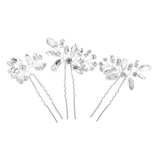 AUTSUPPL 3stücke Teiliges Hochzeits-haaraccessoire Elegante Braut-haarspangen Design Für Brautjungfern Und Hochzeitsfeiern von AUTSUPPL