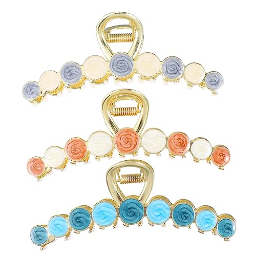 AUTSUPPL 3stücke Teiliges Haarspangen Für Damen Elegante Haarklammern Für Dickes Und Dünnes Haar Rutschfeste Design Für Jeden Anlass Haarschmuck Für Partys Und Alltag von AUTSUPPL