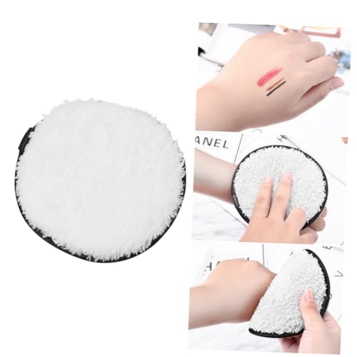 AUTSUPPL Mikrofasertücher Abschminkpads Wiederverwendbare Gesichtsreinigungspads Waschbare Make up Entferner Ovalform Sanfte Reinigung Für Empfindliche Haut von AUTSUPPL