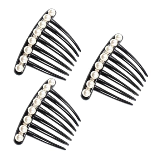 AUTSUPPL 3stücke Teilige -perlen-haarkämme Mit Kristallen Haarnadel Kopfschmuck Haarschmuck Für Damen Und Mädchen von AUTSUPPL