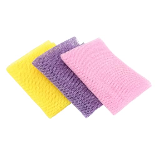 AUTSUPPL Rückenschrubber Für Die Dusche Afrikanisches Peelingnetz Körperpeelingtuch Badetuch Luffa Hautpeelingschwamm von AUTSUPPL