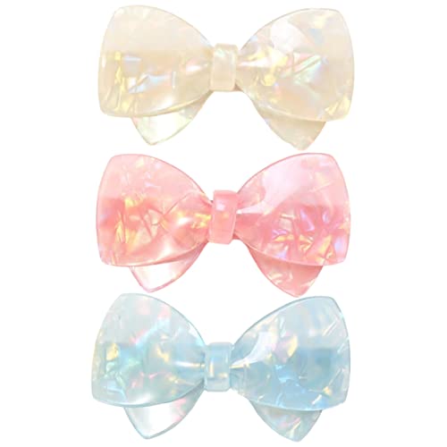 AUTSUPPL 3stücke Teiliges Haarschmuck Mit Schleifen Bequeme Feder-haarspangen Für Damen Für Verschiedene Frisuren Für Partys Hochzeiten Und Alltag von AUTSUPPL