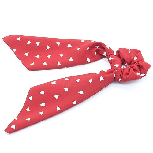 AUTSUPPL 3stücke Haarbänder Mit Schleife Haargummis Elastische Haarreifen Aus Bändern Pferdeschwanzhalter Für Frauen Rot von AUTSUPPL