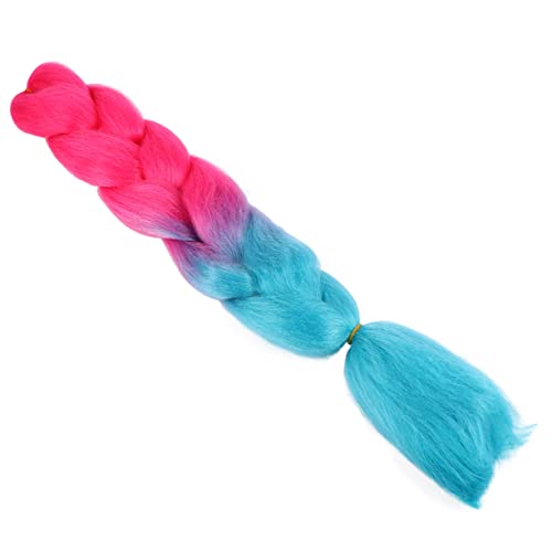 AUTSUPPL 3stücke Gefälschte Zopfkopfbedeckungen Farbverlauf Kopfschmuck Haarschmuck Für Frauen Mädchen Pfirsichrot von AUTSUPPL