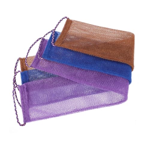 AUTSUPPL 3 Stücke Peeling Badetuch Schäumendes Netz Körperhautwäscher Für Duschbad von AUTSUPPL