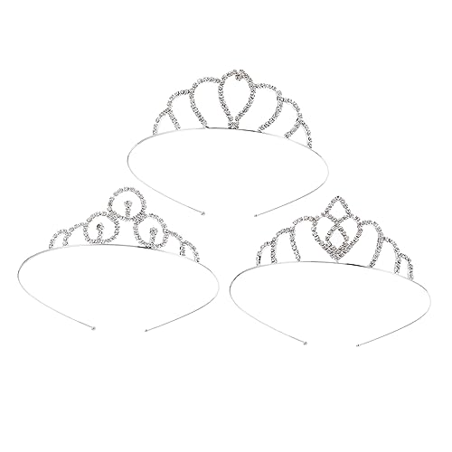 AUTSUPPL Brautkrone Strass Hochzeit Tiara Kopfschmuck Haarschmuck Für Party Geburtstag Jubiläum Elegante Dekoration von AUTSUPPL