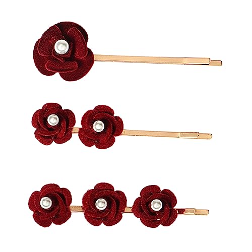 AUTSUPPL Blumen Haarspange Rosenblüten Haarnadeln Dekorative Haarschmuck Für Damen Hochzeit Party Gartenpartys von AUTSUPPL