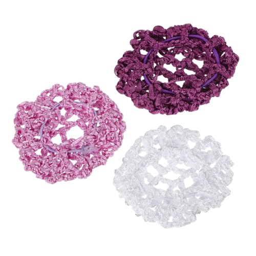 AUTSUPPL 3stücke Haarnetze Für Elegante Frisuren Elastisches Atmungsaktives Dutt-netz Für Tänzerinnen Schwestern Und Damen Für Hochsteckfrisuren Und Stilvolle Anlässe von AUTSUPPL