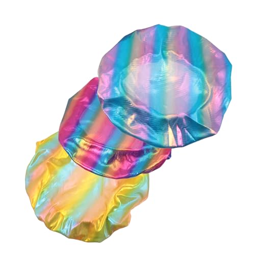AUTSUPPL 3st Nachtmütze Mit Breiter Krempe Zopfhaube Zum Schlafen Chemo-mützen Für Frauen Zum Schlafen Haarhauben Zum Schlafen Haarschlafmütze Nachtkopfbedeckung Satinhauben Polyester von AUTSUPPL