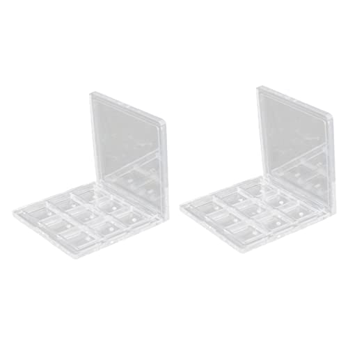 AUTSUPPL 3stücke Lidschattenbox Material Leere Lidschattenpalette Aufbewahrungsbox Für Puder Tablett Organizer Für Kosmetika Mit Unterplatte von AUTSUPPL