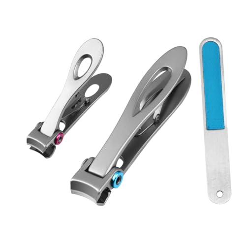 AUTSUPPL 3stücke Nagelknipser Set Mit Nagel Dateien Aus Handwerkzeug Für Zehennägel Für Männer Und Frauen von AUTSUPPL