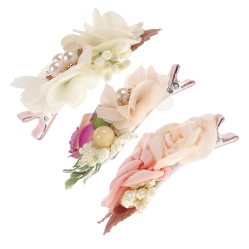 AUTSUPPL 3stücke Simulierte Blumen Haarspangen Für Mädchen Blumen Haarschmuck Für Junge Mädchen Für Haare von AUTSUPPL