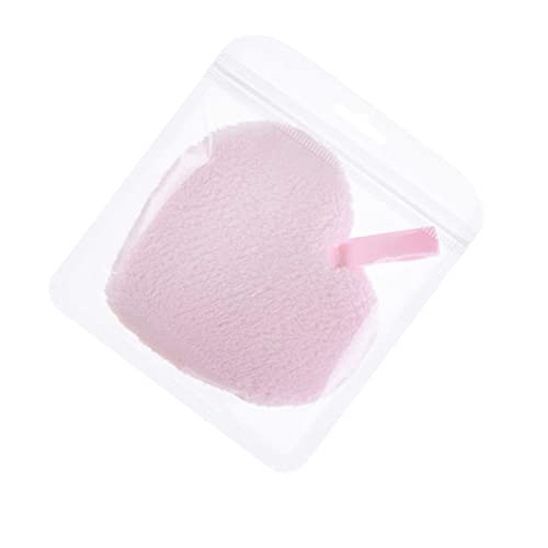 AUTSUPPL 3stücke Waschbare Make-up-entfernungspads Herzform Gesichtsreinigungspads Puderquasten Für Make-up-entferner Kosmetikbedarf von AUTSUPPL