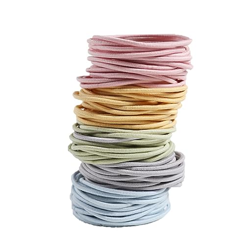 AUTSUPPL Sport Haarband Damen Breit Haarband Kopfseil Aus Nylon 4 Stück Satz Haargummis Haarschmuck Für Damen von AUTSUPPL
