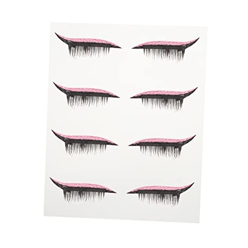 AUTSUPPL 4paare Eyeliner-aufkleber Für Frauen Und Männer Wasserfester Eyeliner-klebeband Wimpern Aufkleber Für Club Karneval Und Party von AUTSUPPL