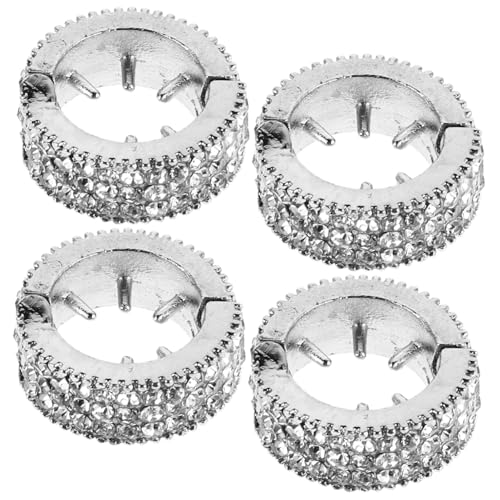 AUTSUPPL 4stücke Teiliges Glitzernde Haarklammern Mit Strasssteinen Für Frauen Elegante Metall-haarklammern Für Ponytails Brautfrisuren Und Festliche Anlässe von AUTSUPPL