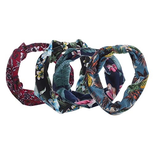 AUTSUPPL 4stücke Schweißband Für Kopf Mehrfarbiges Yoga-sport-haarband Multifunktions-stirnband Tragbares Sportzubehör Für Damen von AUTSUPPL