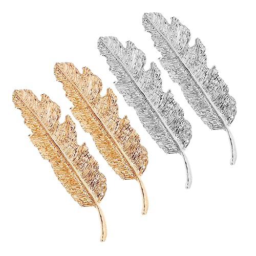 AUTSUPPL 4stücke Haarspangen Dekorative Damen Metall Haarschmuck Bobby Pin Clips Für Täglichen Gebrauch von AUTSUPPL