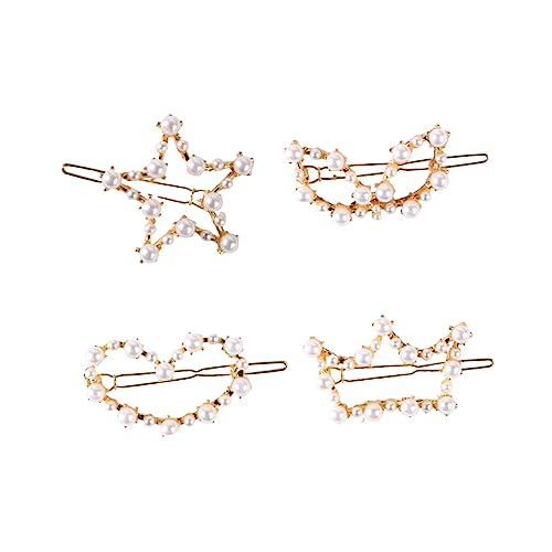 AUTSUPPL 4stücke Ausgehöhlte Haarspangen Geometrische Kopfschmuck Für Mädchen Haarnadeln Aus Legierung in Herzform Haarschmuck Für Reisen Und Ausflüge von AUTSUPPL