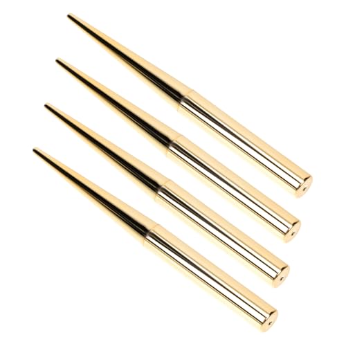 AUTSUPPL 4 Stück Leichte Lippenbalsam Leerhülsen Nachfüllbare Lippenstift Tuben Lippencreme Behälter Tragbare Lip Storage für Damen Reise Makeup von AUTSUPPL