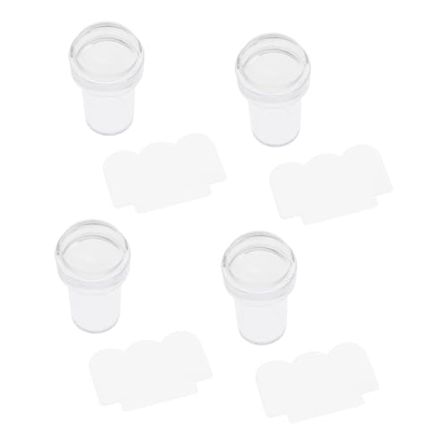 AUTSUPPL 4stücke Teiliges Transparentes Silikon-maniküre-kunst-stempel-werkzeug Teiligen Schabern Für Nail Art Stamping Und Nagelstempelwerkzeug von AUTSUPPL