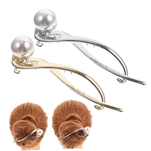 AUTSUPPL 4stücke Perlen Haarnadeln Dekorative Haarclips Für Frauen Und Mädchen Vintage Haarschmuck Mit Perlenanhängern Einfach Zu Befestigen Als Geschenk Geeignet von AUTSUPPL