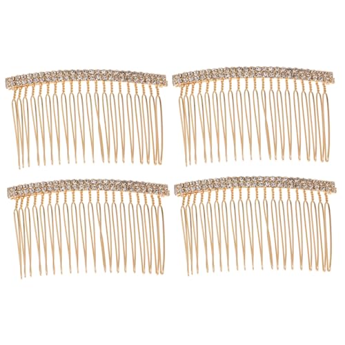 AUTSUPPL Strass-haarkamm Satz Haareinsatzkamm Elegante Damen-kopfschmuck Kreative Kopfbedeckung Für Hochzeit Und Party von AUTSUPPL