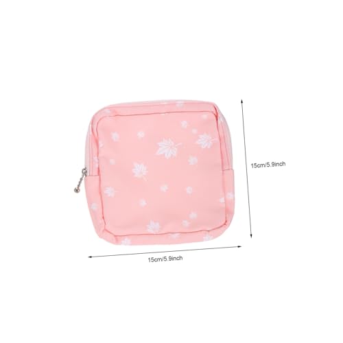 AUTSUPPL 4 Stück Teiliges Multifunktionale Hygiene Tasche mit Reißverschluss Tragbare Damenbinden Aufbewahrungstasche für Münzen und Karten Praktisches Perioden Organizer Teenager und von AUTSUPPL