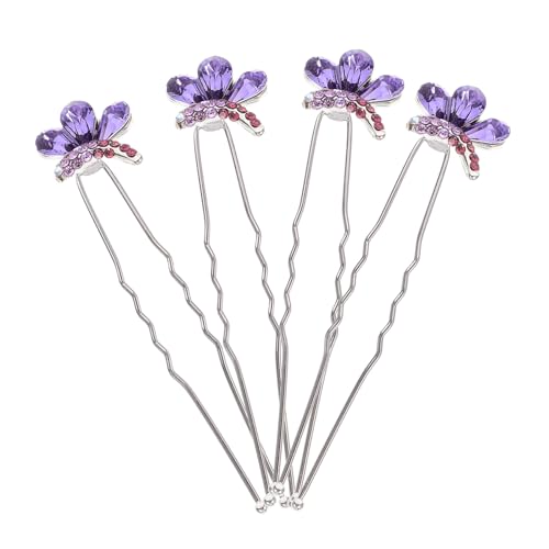 AUTSUPPL 4stücke Braut Haarnadeln U-förmige Haarklammern Mit Strass Elegantes Haarschmuck Für Hochzeiten Und Partys Stilvolle Haaraccessoires Für Damen Und Mädchen von AUTSUPPL