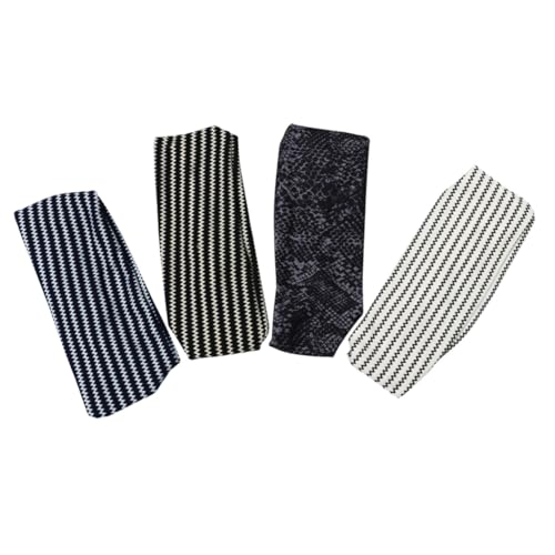 AUTSUPPL 4stücke Mehrfarbiges Yoga Sport Haarband Elastisches Stirnband Kopfbedeckungen Haar Zubehör Für Damen Atmungsaktiv Und Waschbar Für Fitness Laufen Und Täglichen Gebrauch von AUTSUPPL