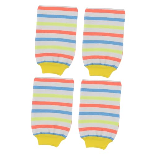 AUTSUPPL 4-teiliges Badehandschuh-set Körperschrubber-handschuh Für Die Dusche Peeling-handschuhe Weiche Noppen Spa-tools Für Frauen Und Männer Sanftes Peeling Für Saubere Glatte Haut von AUTSUPPL