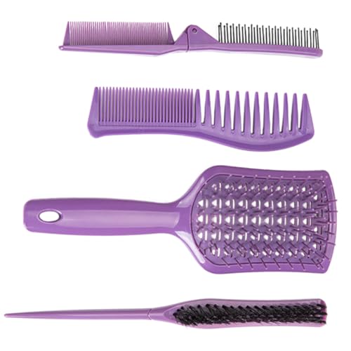 AUTSUPPL 4stücke Entwirrungskamm Sicherheitskamm Friseurkamm Haarschneidekamm Haarstylingkamm Nasshaarkamm Breiter Kamm Haarkamm Bartkamm Für Männer Frauen Und Friseursalons von AUTSUPPL