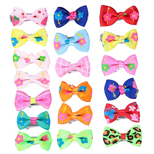AUTSUPPL 40stücke Haarspangen Mit Schleife Und Duckbill Clip Bunte Haarschmuck Für Mädchen Dekoration Für Partys Hochzeiten Und Alltag von AUTSUPPL