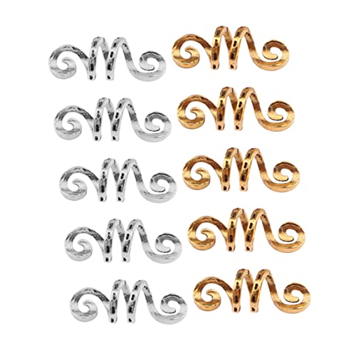 AUTSUPPL 40 Stück Retro Haargummi Aus Legierung Haarschmuck Ringe Für Dreadlocks Filigran Und Rostfrei von AUTSUPPL