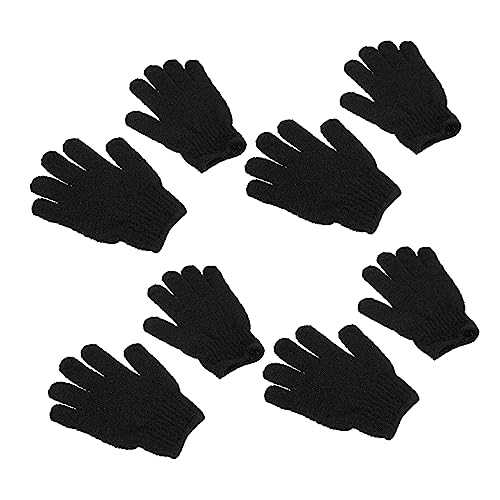 AUTSUPPL 4paare Duschhandschuhe Für Tiefenreinigung Abgestorbener Hautzellen Handschuh-waschtücher Badeschrubber Badetücher Badehandschuh Rückenmassagehandschuh von AUTSUPPL