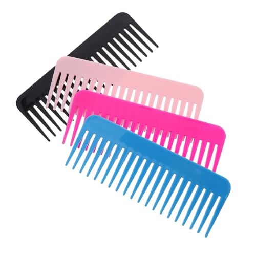 AUTSUPPL 4stücke Friseurkamm Aus Kunststoff Für Haarstyling Tragbar Für Männer Und Frauen Haarschneidekamm Für Friseurkamm Und Frisurenherstellung von AUTSUPPL