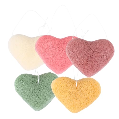 AUTSUPPL 5 Stück Gesichtswaschschwämme Zum Reinigen Peeling-gesichtspads Tiefenreinigungsschwamm Mit Make-up-entferner von AUTSUPPL