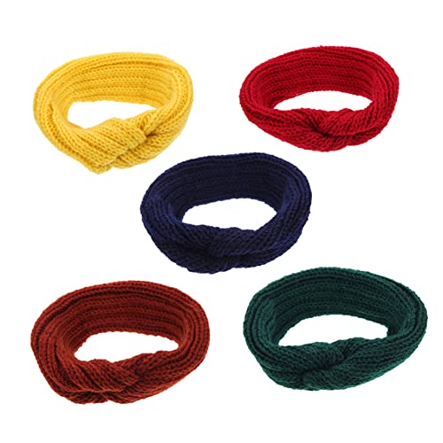 AUTSUPPL Warmes Haarband Haarschmuck 5 Stück Geknotete Stirnbänder für Frauen für Yoga Sport Dehnbares Haar-accessoire von AUTSUPPL
