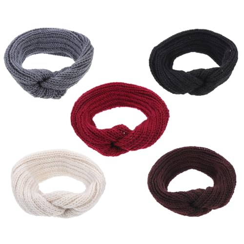 AUTSUPPL 5stücke Stirnband Für Damen Strickstirnband Als Haarschmuck Haarbands Für Frauen Und Mädchen Handgefertigte Kopfband Zubehör Vielseitig Einsetzbar Für Sport Und Alltag von AUTSUPPL