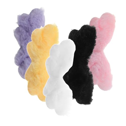 AUTSUPPL 5stücke Niedliche Plüsch-engelsflügel Haarklammern Rutschfeste Haarclips Für Mädchen Und Frauen Für Cosplay Und Partys Süße Haaraccessoires von AUTSUPPL