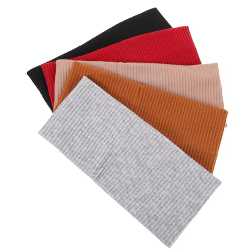 AUTSUPPL 5er-pack Elastische Yoga-stirnbänder Weich Bequem Breit Gestrickt Sport-haarband für Frauen für Yoga Laufen Workout Pilates Ohne Kopfschmerzen von AUTSUPPL