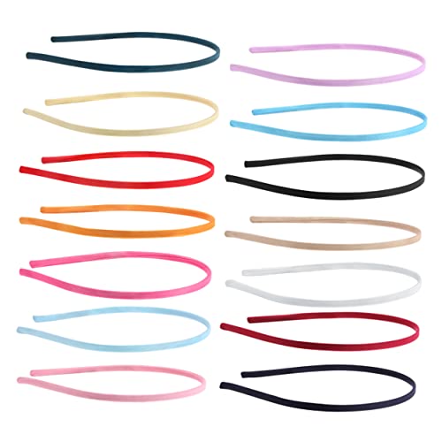 AUTSUPPL 56stücke Teiliges Satin Haarreifen Haarschmuck-stirnbänder Zufälligen Farben Für Frauen Für Alltag Partys Und Schulveranstaltungen von AUTSUPPL