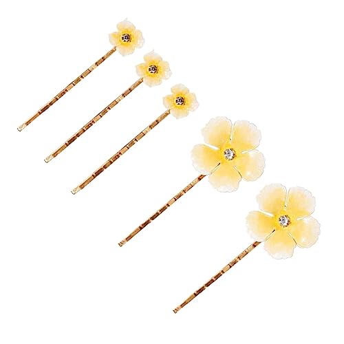 AUTSUPPL 5stücke Teiliges Haarspangen Mit Blumen-design Für Frauen Elegante Hochzeits-haaraccessoires Rutschfeste Haarclips Für Besondere Anlässe Für Bräute Und Partys von AUTSUPPL