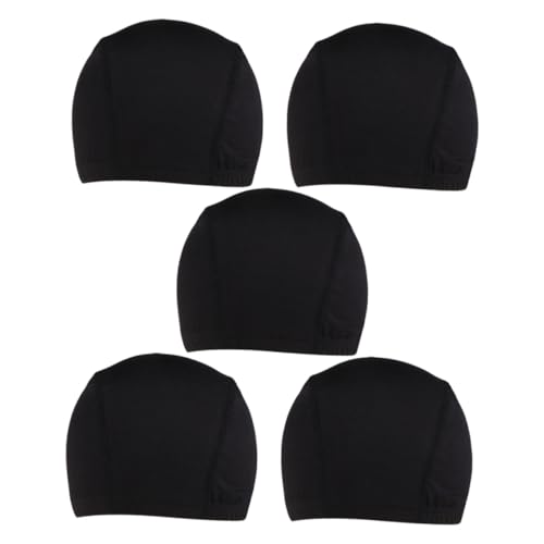 AUTSUPPL 5stücke Stretch-kuppelkappen Perückenkopfbedeckungskappen Elastische Atmungsaktive Perücken-tragekappen Hohe Komfortable von AUTSUPPL