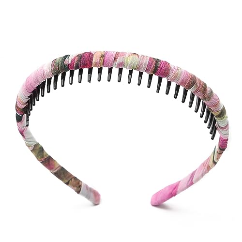 AUTSUPPL 5stücke Stoff-kunst-haare Mit Gezahnten Fransen Haarreifen Als Kopfbedeckung Haar-accessoires Für Frauen Und Mädchen in Bunten Farben Zufällige Auswahl von AUTSUPPL