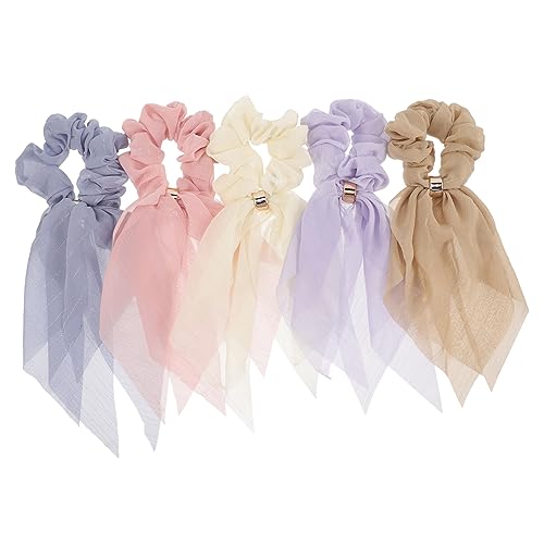 AUTSUPPL 5stücke Haarband Scrunchies Elastische Haargummis Haarband Für Frauen Mädchen Kopfschmuck Haar Accessoires von AUTSUPPL