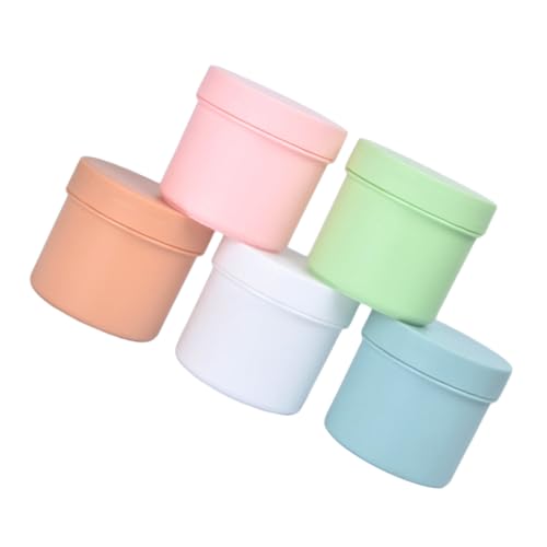 AUTSUPPL 5stücke Behälter Für Creme Aufbewahrungsbox Kosmetik Tragbarer Creme-organizer Maske Pulver Halter Reisegläser Für Kleine Behälter Zum Organisieren von AUTSUPPL