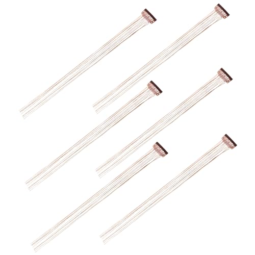 AUTSUPPL 6stücke Glitzernde Haarsträhnen Funken Haarverlängerungen Für Frauen Vielseitige Haaraccessoires Für Frisuren Für Feste Und Besondere Anlässe von AUTSUPPL