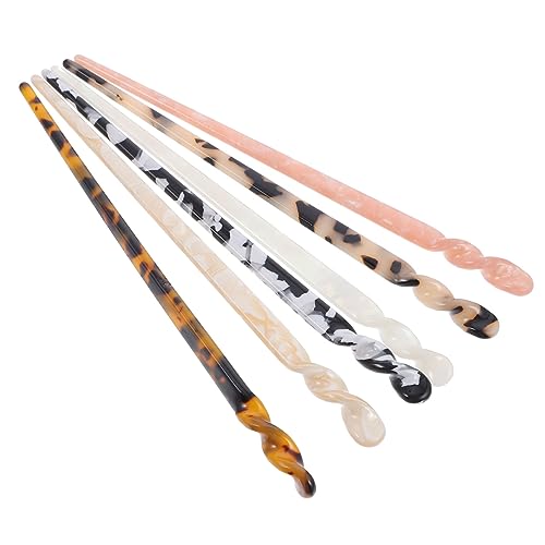 AUTSUPPL 6 Stück Teiliges Vintage Haarstäbchen Haarnadeln Chinesisch Retro Dutt Haarstab Damen Elegant Glatt für Alltag Hochzeit Party und Geschenk von AUTSUPPL
